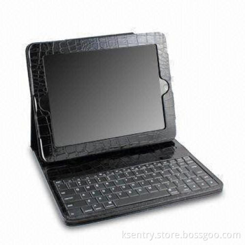 Wireless Bluetooth Keyboard with Leather Case, Suitable for Apple's iPad/iPad 2/p1000 Keyboard Case